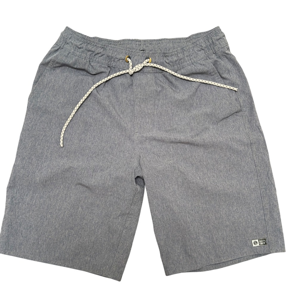 Salty Crew Board Shorts Boys XL sz 28 Swim Trunks Elastic Waistband Surf Paddle